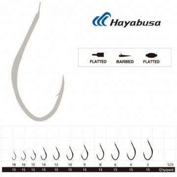 Крючки Hayabusa H.KAJ156 N 10 15pcs