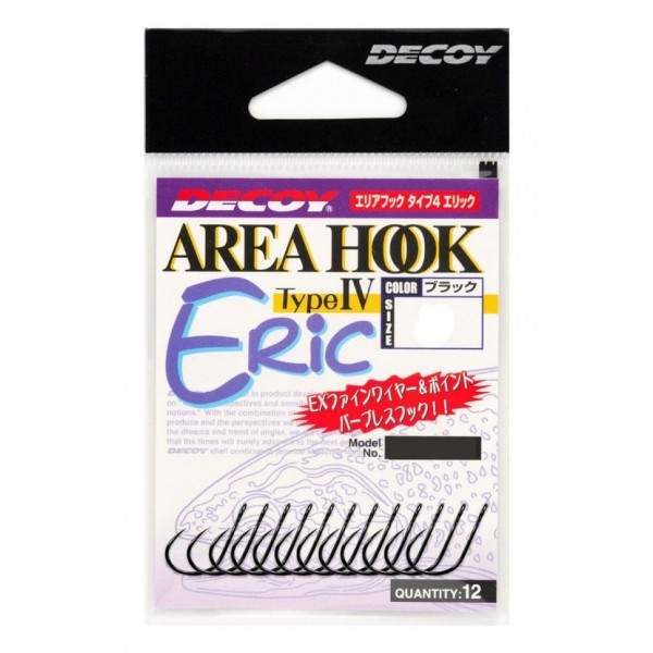 Крючок форелевый Decoy Area Hook IV Eric №10, 12 шт/уп