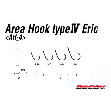 Крючок форелевый Decoy Area Hook IV Eric №10, 12 шт/уп