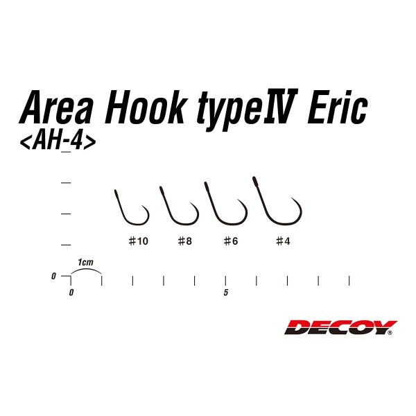 Крючок форелевый Decoy Area Hook IV Eric №10, 12 шт/уп