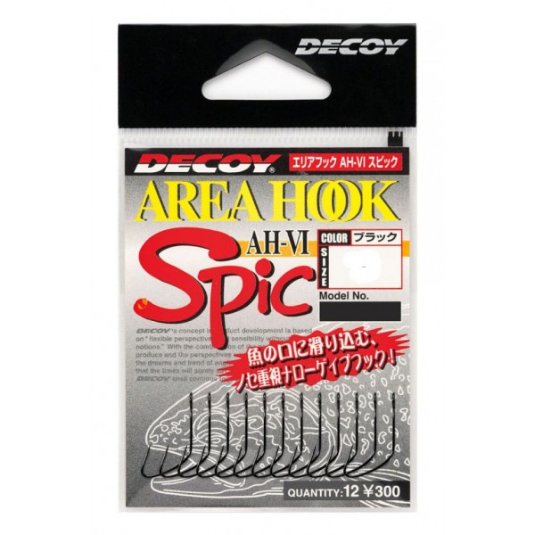 Крючок форелевый Decoy Area Hook VI Spic №8, 12 шт/уп