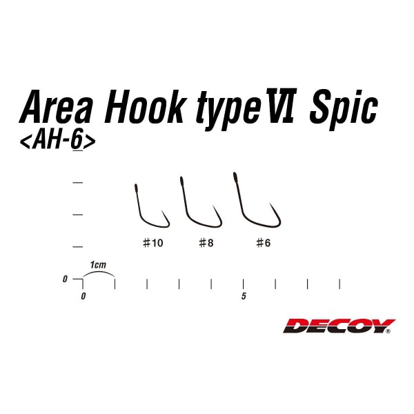 Крючок форелевый Decoy Area Hook VI Spic №10, 12 шт/уп