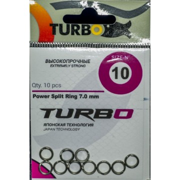 Кольцо TURBO POWER SPLIT RING 12 (10 шт) 6мм