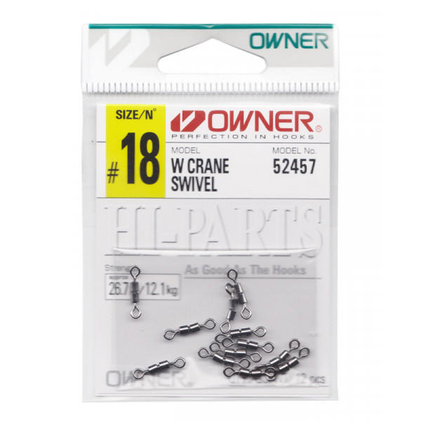 Вертлюг двойной Owner Crane Swivel 52457 10, 10pcs