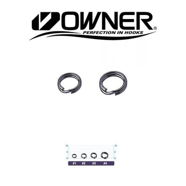 Кольцо заводное Owner Split Ring Regular Wire 52803 P-03B  №2 (20шт)