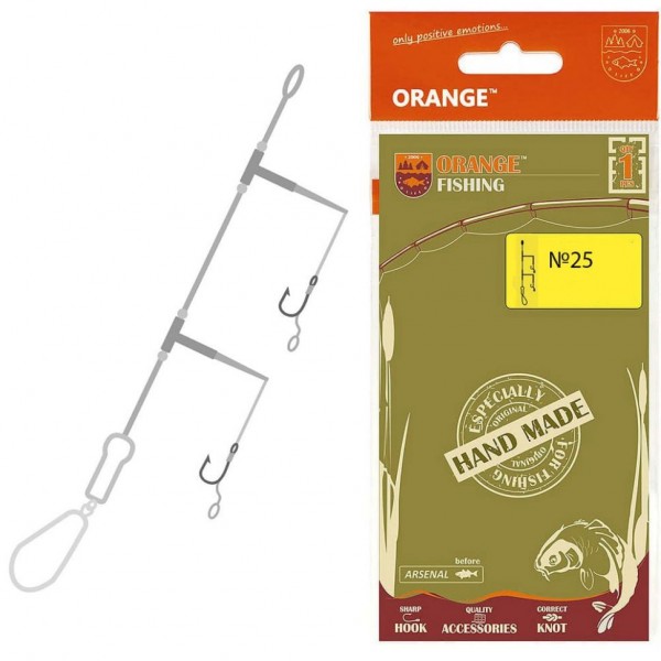 Оснастка карповая ORANGE 25 Super Carp Leadcore, для бойла, 71 гр., в уп. 1 шт.