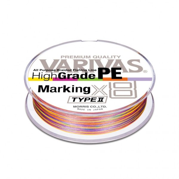 Плетеный шнур Varivas High Grade PE x8 Marking TYPE II 150m 1.2