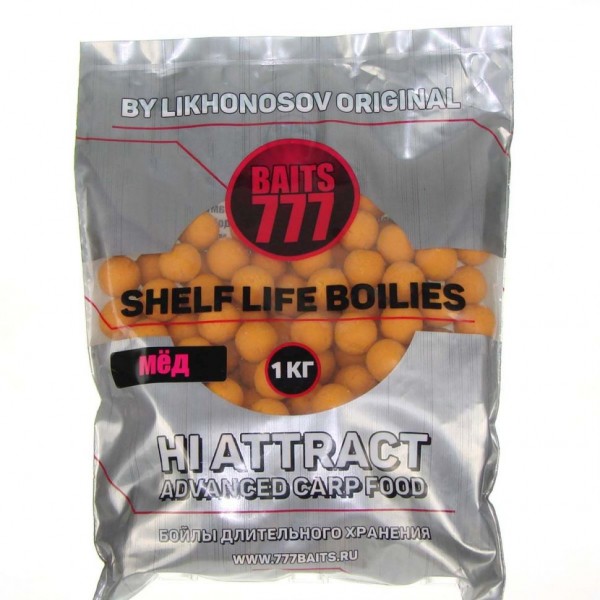 Бойлы 777 Baits 20мм 1кг Мед