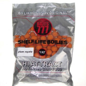 Бойлы 777 Baits 20мм 1кг Plum Royale