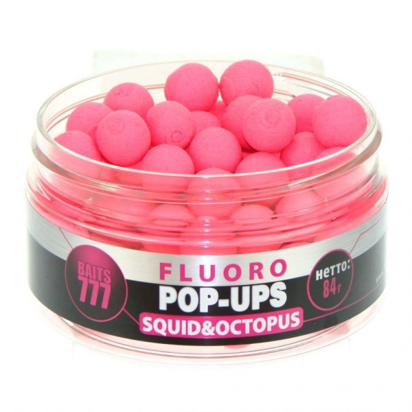 Поп-ап 777 Baits Fluoro 12мм Squid Octopus