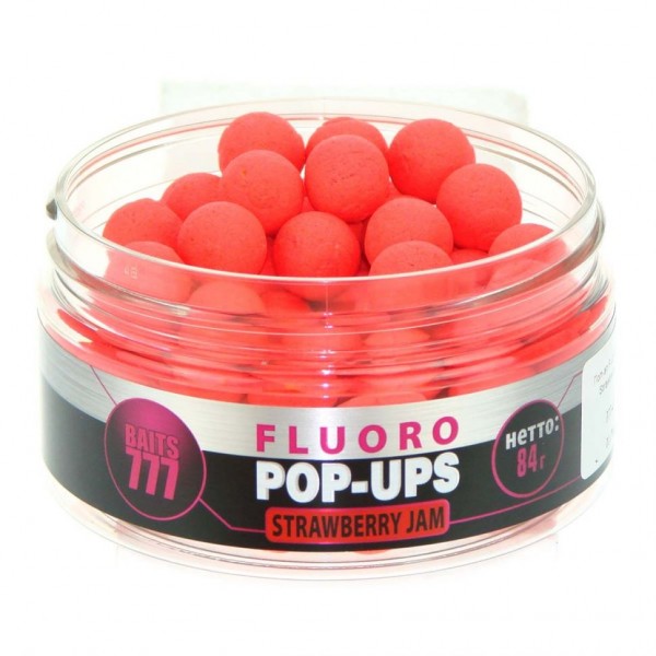 Поп-ап 777 Baits Fluoro 12мм Strawberry Jam