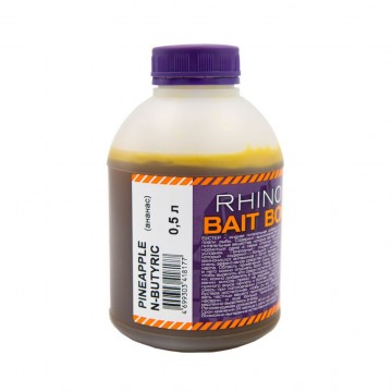 Bait Booster Rhino Baits Liquid Food (жидкое питание) Pineapple N-Butyric (ананас), банка 0,5 л