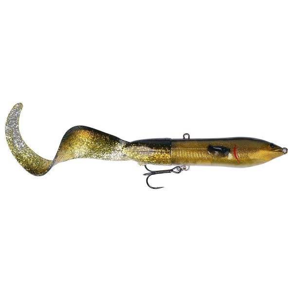 Воблер Savage Gear 3D Hard Eel Tail Bait 25cm 109g SS Olive Gold