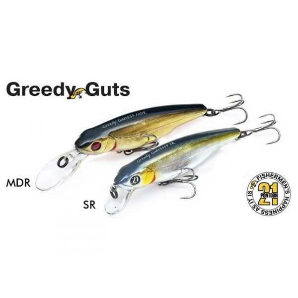 Воблер PONTOON 21 Greedy-Guts 55F-MDR, 55мм, 4,1 гр., 1.2-1.5 м. 429