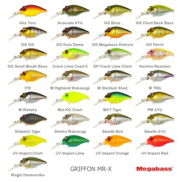 Воблер Megabass Quiet Griffon SR-X 45mm, 7gr, redeye glass shrimp