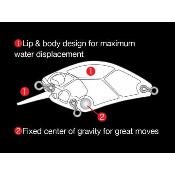 Воблер DUO Realis Crank 55SR Kabuki Blue Back Chart, ACC3306