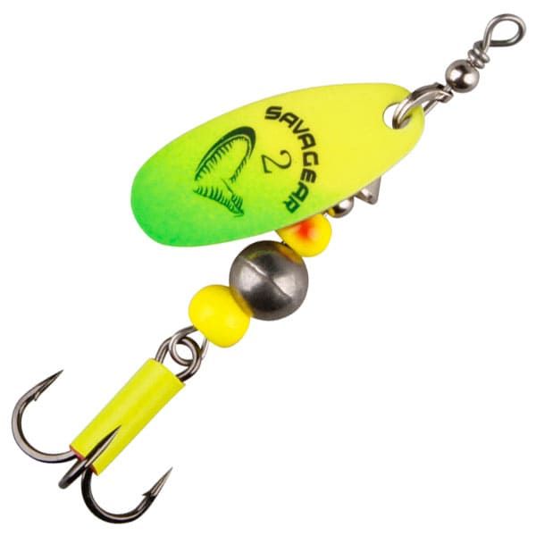 Блесна Savage Gear Caviar Spinner №4 14g 07- Fluo Yellow / Chartreuse