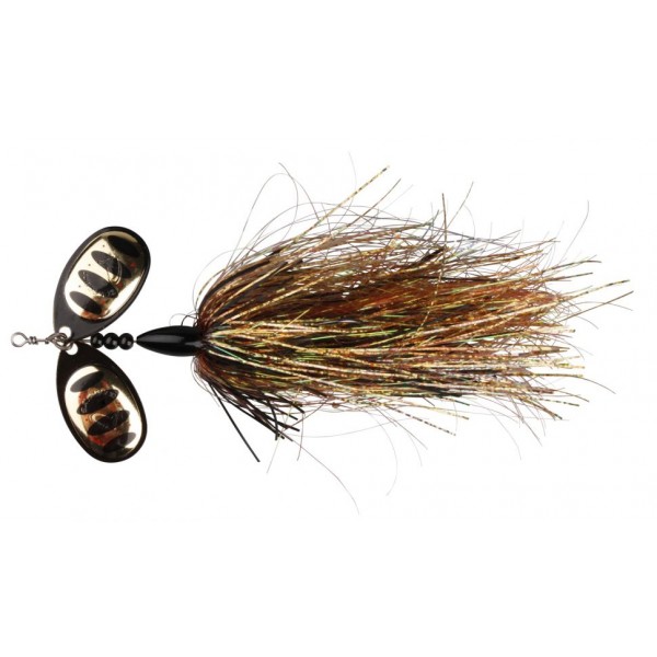 Блесна Savage Gear DP Spinner 37g №6 Yellow Silver Holo Flame