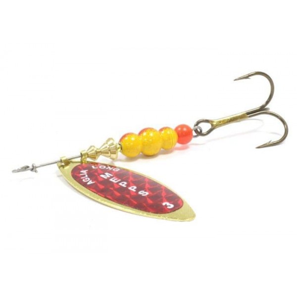 Блесна Mepps AGLIA LONG №4 REDBO Gold 17г