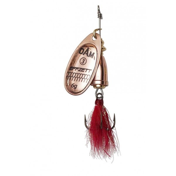 Блесна DAM Spinner Effzett Executor Dressed №2 4g Copper