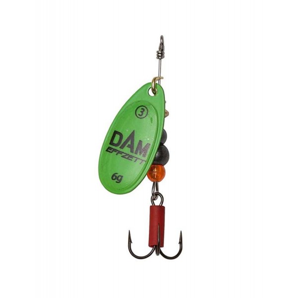 Блесна DAM Effzett Fluo Spinner №1 3g Green