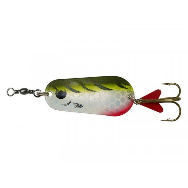 Блесна DAM EFFZETT Standard Spoon 6.5CM 30G Olive/Chartreuse Tiger UV