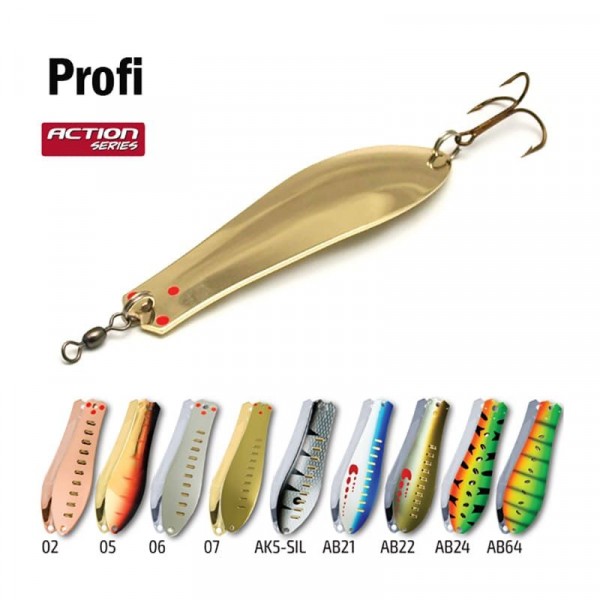 Блесна колеблющаяся Akara Action Series Profi 115 32 гр. 1-1/7oz. AB24