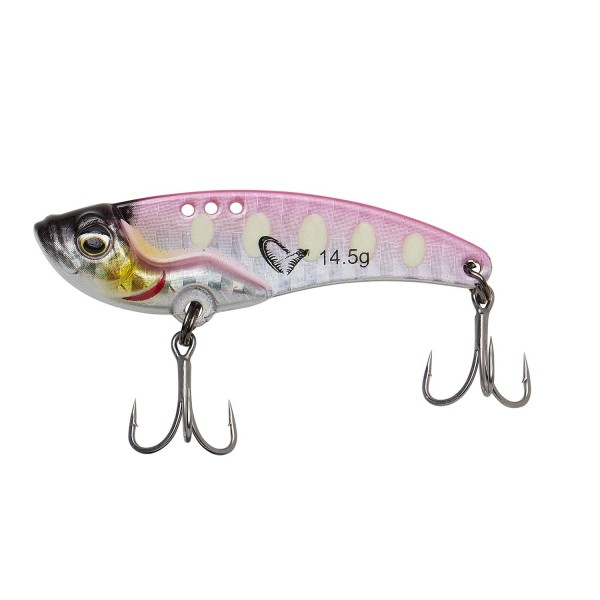 Блейдбейт Savage Gear Vib Blade SW 5.5cm 14.5gr Fast Sinking Pink Glow Dot