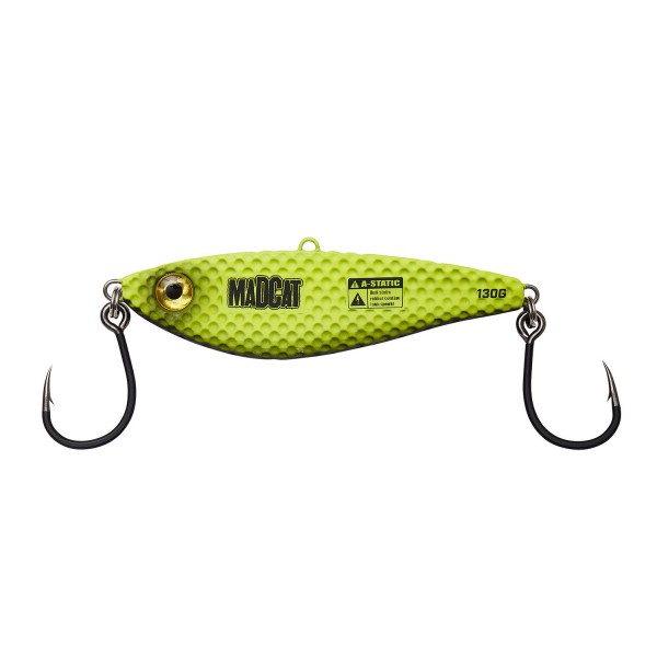 Блесна для ловли сома MADCAT Vibratix 12cm 110gr Fluo Yellow UV