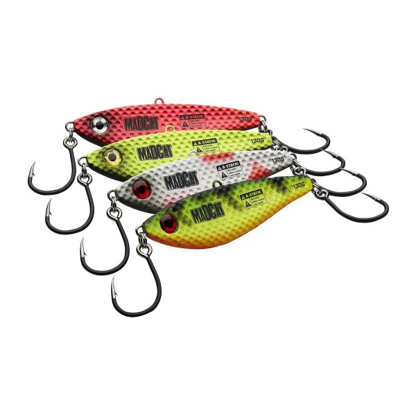 Блесна для ловли сома MADCAT Vibratix 12cm 110gr Fluo Yellow UV