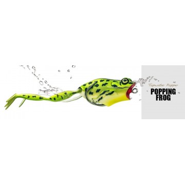 Лягушка Lunkerhunt Popping Frog 14gr, 57mm, POP02 - Leopard