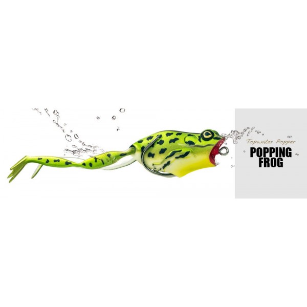 Лягушка Lunkerhunt Popping Frog 14gr, 57mm, POP09 - Pearl