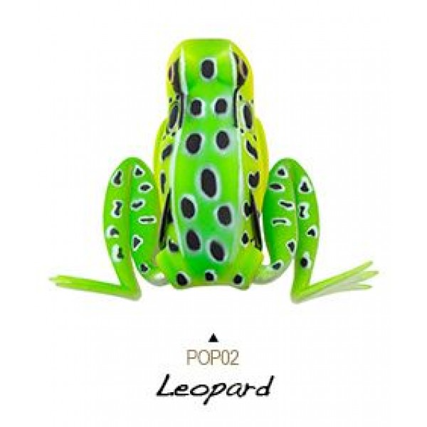 Лягушка Lunkerhunt Popping Frog 14gr, 57mm, POP02 - Leopard