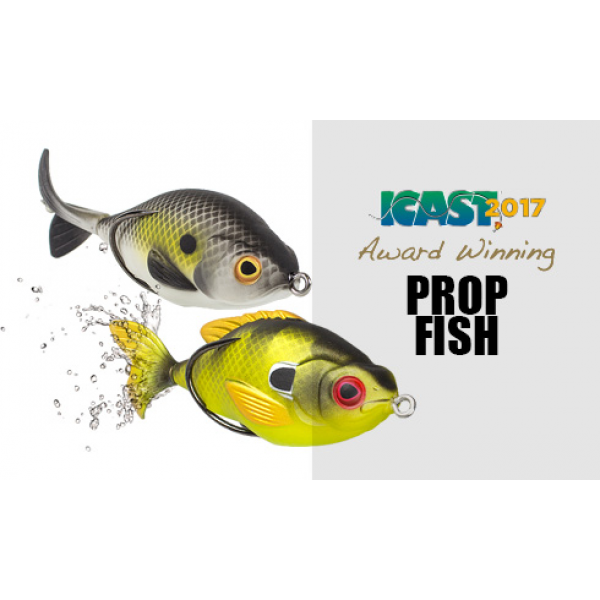 Приманка поверхностная Lunkerhunt Shad Propfish 82mm, 14gr, SHADPRF06 - Perch