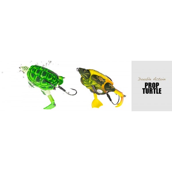 Приманка поверхностная Lunkerhunt Prop Turtle 89mm, 21gr, TURTLE01 - Shamrock