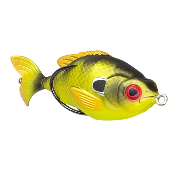 Приманка поверхностная Lunkerhunt Propfish Sunfish 82mm, 14gr, SUNPRF03 - Pumpkin Seed