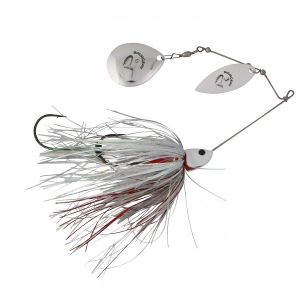 Спиннербейт Savage Gear Da'Bush Spinnerbait 21g №2.5 White Silver Holo Flame