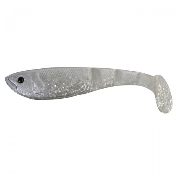 Мягкая приманка, неоснащенная Savage Gear LB Soft 4Play Shad 8.5cm 04-Pearl Silver 4шт