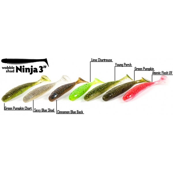 Мягкая приманка Noike Wobble Shad 3