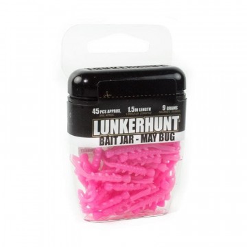 Силиконовая приманка Lunkerhunt Bait Jar May Bug 38mm, Bubble Gum, 45 pcs