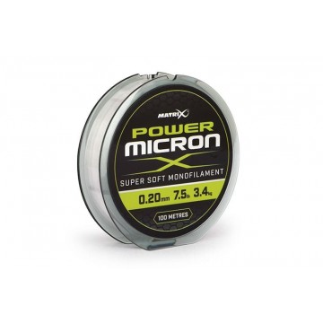 Монофильная леска Matrix Power Micron 100m 0.20mm - 7.5lb