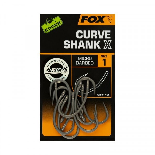 Крючки усиленные FOX EDGES Curve Shank X Size 4