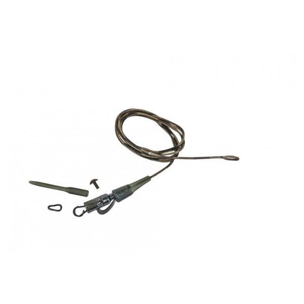 Оснастка карповая Prologic Safetly Clip QC Link Hollow Leader 80cm 45lbs 3шт