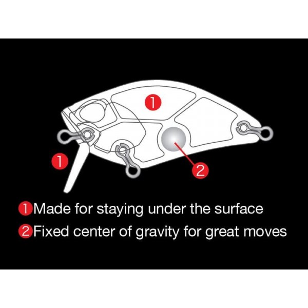 Воблер DUO Realis Crank 50SSR Kabuki Hazzard Chart II, ACC3303