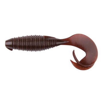 Твистеры съедобные Keitech Flapper Grub 4 (7 шт/упак) ц:006 cola