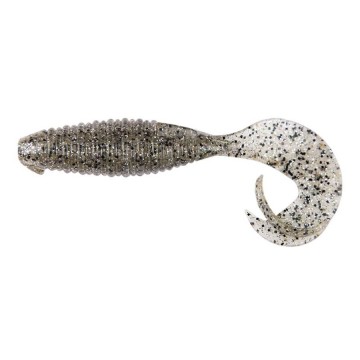 Твистеры съедобные Keitech Flapper Grub 4 (7 шт/упак) ц:320 silver shad