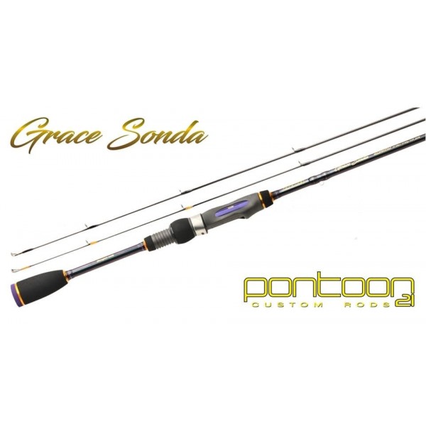 Спиннинговое удилище Pontoon21 Grace Sonda Solid Tip, 216см., 1.0-7.0 гр., 3-6Lb ExFast