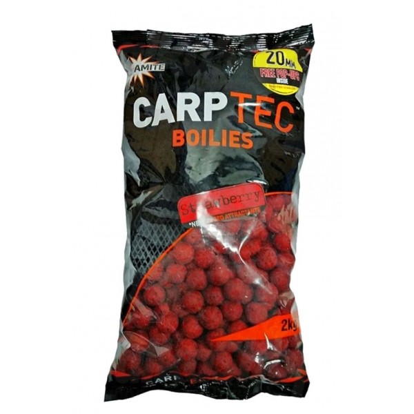 Бойлы тонущие Dynamite Baits CarpTec 2 кг. 20 мм Strawberry