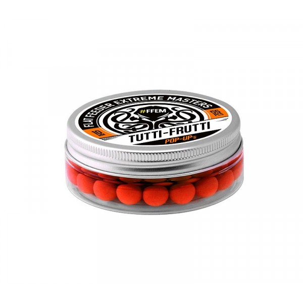 Бойлы плавающие FFEM Pop-Up Tutti Frutti 10mm orange 55шт.