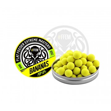 Бойлы плавающие FFEM Pop-Up Bananas 10mm yellow/green 55шт.